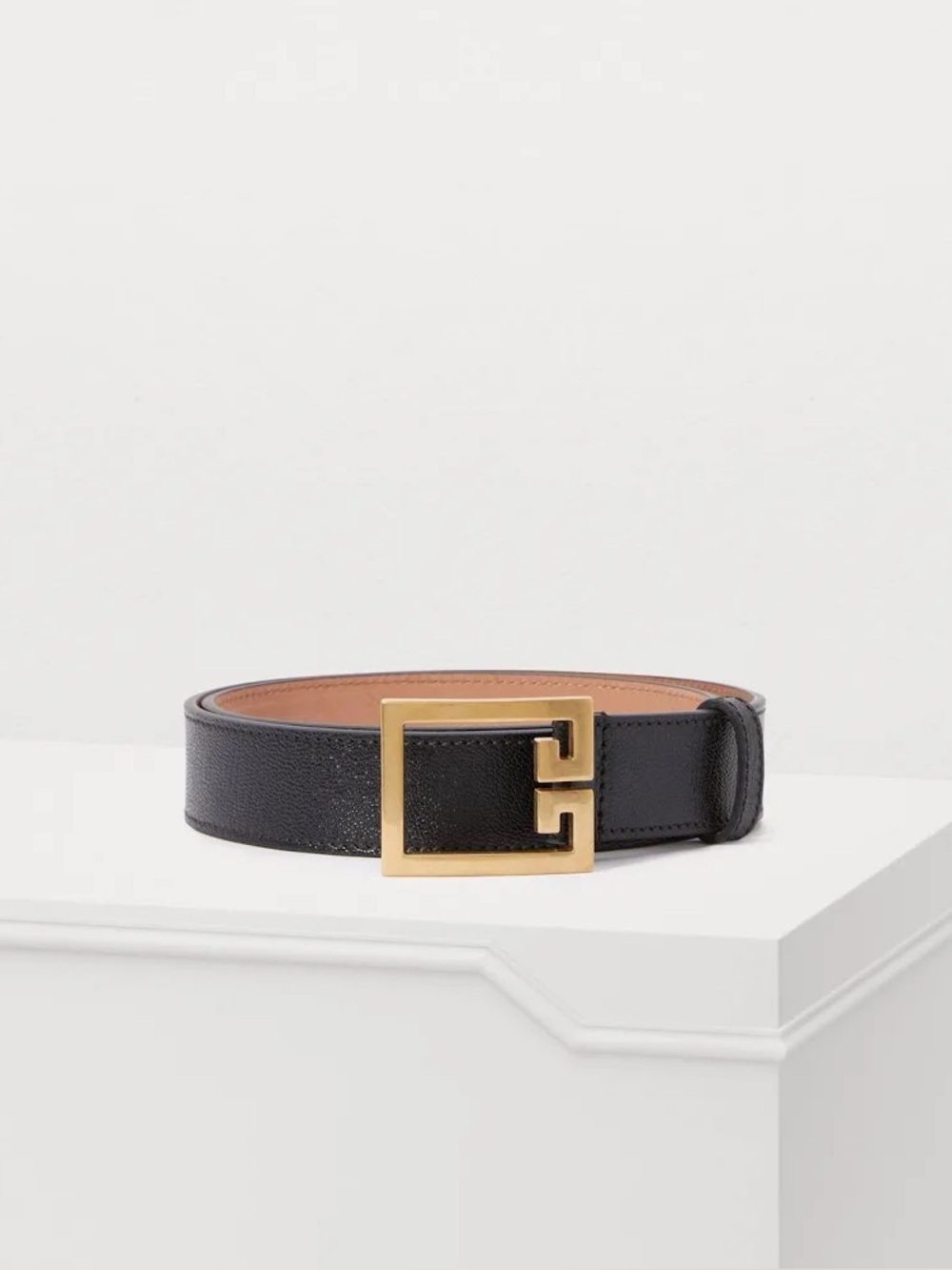 Givenchy Black Double G Buckle Belt